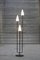 French Three Light Floor Lamp from Lunel, 1950s, Image 4