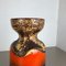 Vintage Fat Lava Keramikvase von Düftler & Breiden 10
