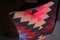 Housse de Coussin Kilim Rose et Noire par Zencef Contemporary 4