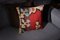 Brown & Red Floral Kilim Pillow Cover by Zencef Contemporary 3