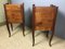 Antique Cherry Wood Nightstands, 1920s, Set of 2 12