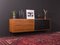 Credenza in stile scandinavo impiallacciata in noce e in formica nera, Scandinavia, anni '50, Immagine 3