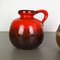 Vintage Fat Lava 484-21 Vases from Scheurich, 1970s, Set of 2 9