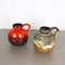Vintage Fat Lava 484-21 Vases from Scheurich, 1970s, Set of 2 10