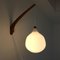 Teak and Opaline Glass Sconce by Uno & Östen Kristiansson for Luxus, 1950s, Image 8