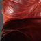 Poltrone Siesta in pelle rossa di Ingmar Relling per Westnofa, Norvegia, anni '60, set di 2, Immagine 8