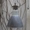 Lampada da soffitto vintage industriale in metallo grigio, anni '50, Immagine 5