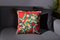 Green & Red Floral Kilim Pillow Cover by Zencef Contemporary 1