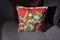 Green & Red Floral Kilim Pillow Cover by Zencef Contemporary 4