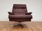 Swedish Leather and Chromed Steel Lounge Chair by Arne Norell, 1970s, Image 1