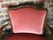 Mid-Century English Oak and Pink Velvet Lounge Chairs, Set of 2, Image 4