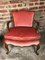 Mid-Century English Oak and Pink Velvet Lounge Chairs, Set of 2 6