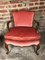 Mid-Century English Oak and Pink Velvet Lounge Chairs, Set of 2, Image 6