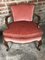 Mid-Century English Oak and Pink Velvet Lounge Chairs, Set of 2, Image 7