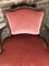 Mid-Century English Oak and Pink Velvet Lounge Chairs, Set of 2 12