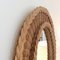French Rattan Mirror, 1950s, Image 4