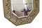 Espejo de repisa o de pared modernista de latón, años 10, Imagen 6