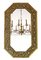 Art Nouveau Brass Overmantle or Wall Mirror, 1910s 1