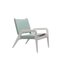 Turquoise & White Birch Armchair by Jacobo Ventura 1