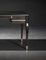 Ebony & Silvered Desk with 4 Drawers by Jacobo Ventura 2