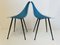Mid-Century French Steel and Fiberglass Side Chairs by René Jean Caillette, 1950s, Set of 2 4
