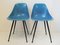 Mid-Century French Steel and Fiberglass Side Chairs by René Jean Caillette, 1950s, Set of 2 1