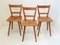 Vintage Oak Side Chairs by Adolf Schneck for Schäfer, 1940s, Set of 3, Image 4