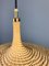 Mid-Century Rattan Pendant Lamp, 1950s, Image 6