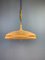 Lámpara colgante Mid-Century de ratán, años 50, Imagen 2