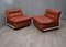 Fiberlite and Leather Armchairs by Mario Bellini for C & B Italia, 1972, Set of 2, Image 1