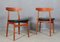 Teak Dinning Chairs by Henning Kjærnulf for Bruno Knudsen, 1970s, Set of 4 3