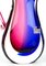 Blue & Ruby Blown Murano Glass Vase by Michele Onesto for Made Murano Glass, 2019 2