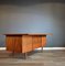 Danish Walnut and Leather Desk, 1960s 2