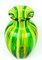 Vase en Verre de Murano Soufflé Vert et Jaune par Urban pour Made Murano Glass, 2019 2