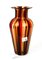 Vase aus geblasenem Muranoglas in Rot & Bernsteingelb von Urban für Made Murano Glas, 2019 6