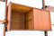 Large Italian Teak and Brass Wall Unit, 1950s, Image 6