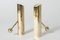 Variabel Brass Candleholders by Pierre Forssell for Skultuna, 1960s, Set of 2 1