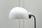 Opaline and Chrome Table Lamp, 1950s, Image 4