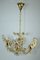 Gilded Chandelier from Palwa, 1960s, Image 1