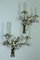 Vintage Italian Floral Sconces, 1950s, Set of 2 7