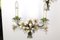 Vintage Italian Floral Sconces, 1950s, Set of 2 3