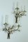 Vintage Italian Floral Sconces, 1950s, Set of 2 9