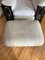 Vintage Armchair and Footrest from Giorgetti, 1970s, Image 7
