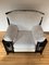 Vintage Armchair and Footrest from Giorgetti, 1970s, Image 4