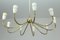 Brass Chandelier by Rupert Nikoll for Nikoll, 1950s, Image 3