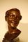 Busto Art Déco de bronce de Cilles Bruxelles para Fonderie Nationale des bronzes, años 30, Imagen 7