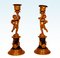 Antique Gilt Bronze Candleholders, Set of 2 1