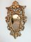 Espejo español estilo barroco vintage de madera dorada, Imagen 1
