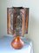 French Ceramic & Copper Table Lamp from Accolay, 1960s 2