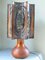 French Ceramic & Copper Table Lamp from Accolay, 1960s 16